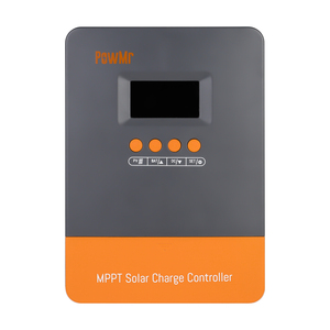 Controlador de Carga Solar MPPT 60A 25A 12V-48V Entrada Máxima de PV 160V con Panel de Visualización para Sistema Solar - Product Image 1