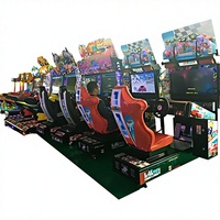 Simulateur de course automobile, borne d'arcade à pièces, console de jeu vidéo, moto, centre de course, console de course, arcade vidéo de vitesse