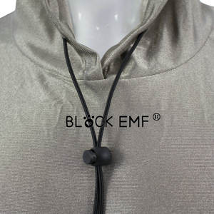 Blok Emf 100% Zilveren Vezel Heren Hoodie,5G Wifi Rf Bescherming Luxe Stralingsbescherming Kleding - Product Image 6