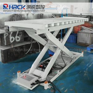 Hongrui 3 Tonnen Scheren hub tisch Einfach zu bedienende elektrische Hydraulik stahl plattform Zustand Neu - Product Image 2