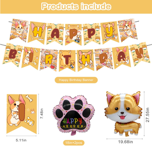 Bandera <span class=keywords><strong>de</strong></span> Feliz Cumpleaños para Corgi, Globo <span class=keywords><strong>de</strong></span> Aluminio con Diseño <span class=keywords><strong>de</strong></span> Corgi, Decoración para Pastel, Globo Impreso para Fiesta <span class=keywords><strong>de</strong></span> Cumpleaños <span class=keywords><strong>de</strong></span> <span class=keywords><strong>Perros</strong></span> - Product Image 5