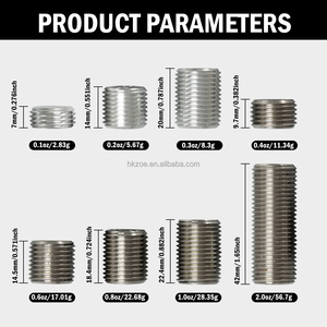 Kit de tornillos de peso para taco de billar, 8 tornillos de peso ajustables con llave de mango desmontable, juego de pesas de equilibrio personalizadas para Predator Bil - Product Image 3
