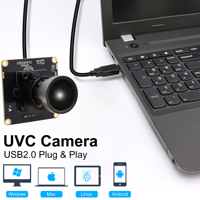 Módulo de Cámara USB ELP 2MP Starvis de Baja Iluminación 1080P, 0.0001Lux H.264, Cámara Lightburn para Monitoreo de Seguridad