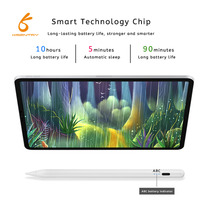 Stylet capacitif actif personnalisé pour tablette, S Pen, rejet de la paume, étui pour écran tactile, pointe métallique remplaçable, chargement Type-C, 10-12 heures d'autonomie