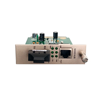 Gigabit/100Mbps/1000Mbps SMF/MMF Émetteur-récepteur à fibre optique simple/double Convertisseur de média enfichable Monté en rack à 16 emplacements pour FTTH