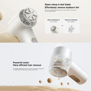 For MIJIA <b>Lint</b> <b>Remover</b> 2 Stainless Steel Rechargeable Portable Clothes Shaver for Woolen Clothes Automatic USB Charging 3 - Product Image 5