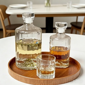 Botella <span class=keywords><strong>de</strong></span> Vidrio Vacía <span class=keywords><strong>de</strong></span> 500ml, 700ml, 1000ml para Licores, Whisky, <span class=keywords><strong>Vodka</strong></span>, Brandy, Ron, Ginebra, Precio Competitivo, Suministro Directo <span class=keywords><strong>de</strong></span> Fábrica - Product Image 3