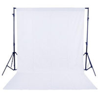 Kit de Support de Fond Noir 2x2m/2x3m pour Studio Photo, avec Sac et Trépied
