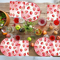 personnalisé fête d'anniversaire décoration motif fête vaisselle jetable assiettes et tasses en papier ensemble