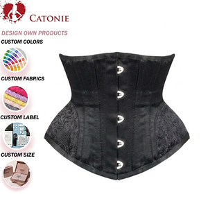 Corsé Gótico Retro Overbust <span class=keywords><strong>para</strong></span> Mujer, Estilo Corte Europeo, con Cordones, Top Bustier, Faja Reductora de Cintura de Moda - Product Image 1