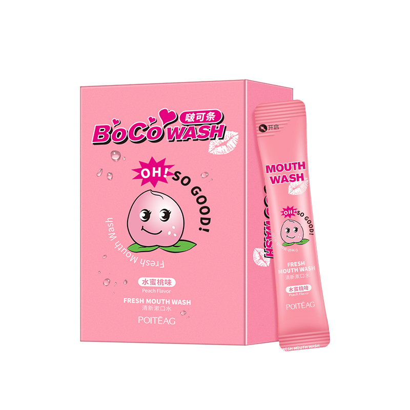 Освежающий ополаскиватель для рта, из персика