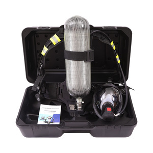 Appareil respiratoire à air à pression positive 6,8 L/30 MPa avec cylindres en fibre de carbone et en acier, pour la lutte contre l'incendie, premiers secours, certifié 3.C/CCS - Product Image 3