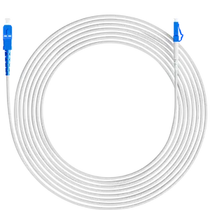 white LSZH 3.0MM SC/LC/FC/ST Duplex/Simplex Multimode/Singlemode fiber optic patch cord