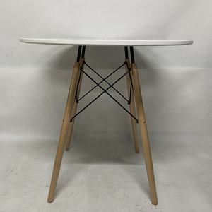 <span class=keywords><strong>Nuevo</strong></span> diseño de muebles para el hogar MDF madera clásica <span class=keywords><strong>cena</strong></span> Casa Redonda giratoria mesa de comedor - Product Image 6