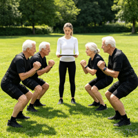 Traje EMS para el Envejecimiento Activo, Solución para el Mantenimiento Muscular para Entrenamiento en Gimnasios EMS y Miembros Mayores