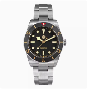 Montre de plongée mécanique San Martin SN0138G en acier inoxydable 316L, étanche à 200 m, logo personnalisé, montres de plongée automatiques - Product Image 1