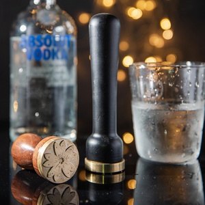 Poinçon à glaçons en laiton pour lettres, taille personnalisée, pour bar et fête - Product Image 3