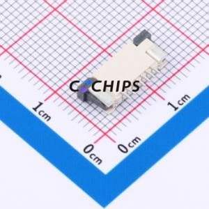CAX-AFA07-07XCB-H2.5 FFC/FPC Connector SMD,P=1mm,Horizontal Mount Connector Drawer Type Bottom Contact 7P 1mm - Product Image 2