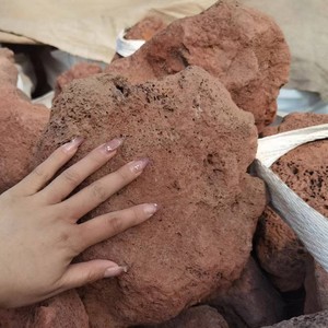 Venta al por mayor de roca volcánica grande de basalto rojo para la venta piedra pómez de <span class=keywords><strong>lava</strong></span> piedra de <span class=keywords><strong>lava</strong></span> piedras sueltas - Product Image 4