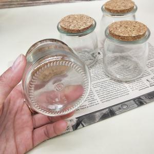 Cina produttore meglio vendere bocca larga vasetto di vetro 100ml 150ml 200ml vecchio Yogurt contenitore per latte budino con coperchio - Product Image 6