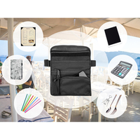 Pochette d'argent détachable pour serveur, tablier imperméable pour restaurant avec porte-monnaie