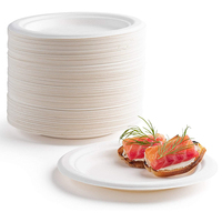 Canne à sucre Bagasse Pâte à papier Moule Assiettes biodégradables Assiettes jetables en vrac