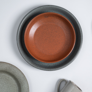 Juego de Platos Hondos de Porcelana Moderna con Diseño Moteado P&T, Vajilla Nórdica de Cerámica, Plato Hondo para <span class=keywords><strong>Restaurante</strong></span> - Product Image 4