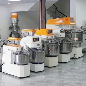 10 20 30 50 litro kg cucina impastare piccolo pane cibo da forno torta di pasta elettrica a spirale industriale pasta commerciale mixer