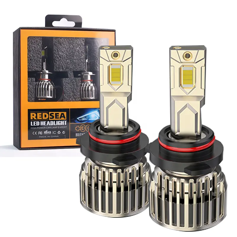 Redsea Super bright R5 100W 10000LM led headlight bulb h11 9005 9006 focos led auto h4 h7 h1 led headlight for hyundai h1 starex