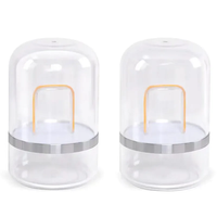 Lampe de table intelligente interactive pour les amoureux, Tuya Wifi, ambiance romantique, double personnage, détection de distance, chambre à coucher, veilleuse
