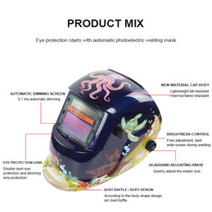 Calcomanía de casco de seguridad de soldadura de oscurecimiento automático personalizada máscara digital de color verdadero <span class=keywords><strong>para</strong></span> protección personal y protección <span class=keywords><strong>facial</strong></span> - Product Image 2