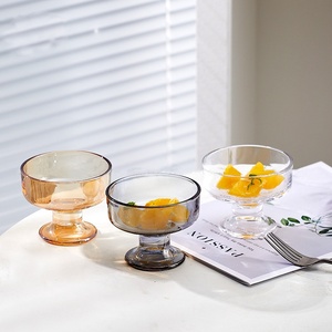 Crème glacée yaourt pouding Snack bol maison Restaurant Dessert <span class=keywords><strong>Milkshake</strong></span> tasses <span class=keywords><strong>gobelet</strong></span> tasse en verre - Product Image 3
