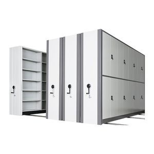 Sistema de Estanterías Metálicas para Biblioteca Luoyang Blue Whale, Estanterías de Acero de Gran Capacidad, Compactador Móvil con Rieles - Product Image 4