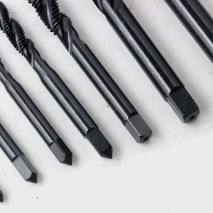 Double-rider Hardware Spiral Flute Tap Set M3 M12 Coarse Thread Taps For Nonferrous Metals Threading Tools - Product Image 2
