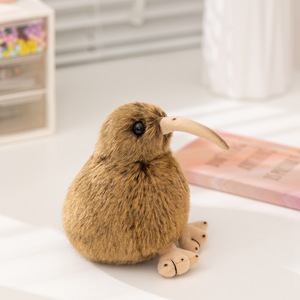 Super doux Kiwi oiseau en peluche mignon animal Simulation Zoo Souvenir ornement pour le soulagement du Stress lavé Technique rempli PP coton - Product Image 1