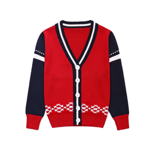DFU104 Pull en tricot doux à manches longues pour femmes adultes, cardigan uniforme pour la maternelle - Product Image 3