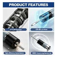 Moteur à engrenages planétaires DC ABASS 28mm 12V 18V 24V en métallurgie des poudres pour robots de nettoyage de piscine OEM ODM