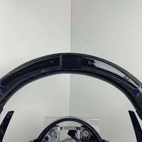 Volant en Alcantara violet et carbone forgé avec LED pour F10 F30 F32 F36 M3 F80 M4 F82 M2 F87 X5 F15 E70 E71 E90 E92