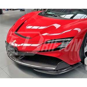 สปลิตเตอร์หน้าคาร์บอนไฟเบอร์แบบมองเห็นได้ทั้งหมดสำหรับ Ferrari SF90 - Product Image 2