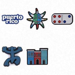 NETA Porte-bonheur en PVC pour la plage, la fête de Noël, la décoration de Noël-Cartoon Australian Mexico Puerto Themes for Sandals Gifts - Product Image 5