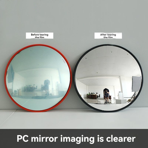Espejo de seguridad de tráfico interior convexo de 30CM de alta calidad, intersección de punto ciego de 130 grados para advertencia Visual en intersecciones - Product Image 6