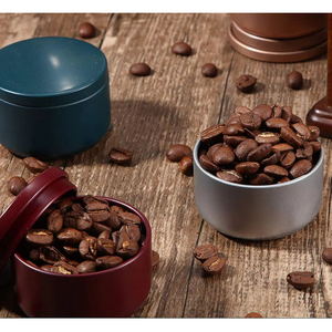 Boîte à bougies personnalisée de 2oz 54*40MM avec couvercle pour la fabrication de bougies Récipient à thé Emballage de boîte en étain de grains de café - Product Image 1