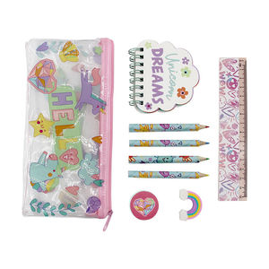 Lots de <span class=keywords><strong>papeterie</strong></span> d'anniversaire pour garçons et filles, cadeaux éducatifs pour la salle de classe, carnets et trousses à crayons inclus - Product Image 5