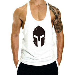 Fabricante personalizado sublimación camiseta Fitness culturismo chaleco nuevos hombres deportes <span class=keywords><strong>tirantes</strong></span> sin mangas suelto Cinturón fino chaleco - Product Image 2