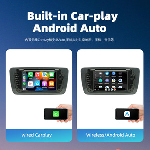 Estéreo de coche Android 13 de 7 pulgadas con CarPlay RGB y función GPS Multimedia para Seat Ibiza 6j 2009-2013 Radio con GPS incorporado - Product Image 2