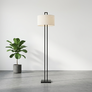 Modern LED Floor Lamp White Cloth Shade E27 Socket <b>Indoor</b> Living Room Hotel <b>Lighting</b> - Product Image 3