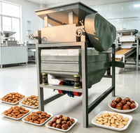 Machine à décortiquer les noisettes à opération simple et de taille moyenne, équipement de décorticage de noix de palme à haute efficacité