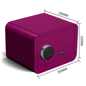 CEQSAFE Small Fingerprint Safe <b>Box</b> Electronic Digital Home Security Safe <b>Box</b> - Product Image 1