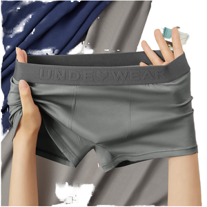 Lusso da <span class=keywords><strong>uomo</strong></span> di mezza età in cotone senza cuciture Boxer intimo Private Label <span class=keywords><strong>Sexy</strong></span> <span class=keywords><strong>slip</strong></span> con Logo personalizzato ODM fornitura - Product Image 1