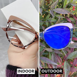 Lunettes Photochromiques pour Femmes Anti-Reflet Lumière Bleue Monture TR90 Œil de Chat Charnière à Ressort 2026 - Product Image 5